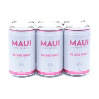 Maui Dragonfruit Hard Seltzer, Cans (Pack of 6), 72 Ounce