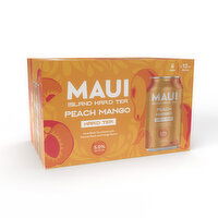 Maui Island Peach Mango Hard Tea (6-pack), 72 Ounce