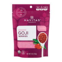 Navitas Organic Goji Berries, 4 Ounce