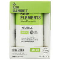 Raw Elements Eco Stick 30+, 0.5 Ounce
