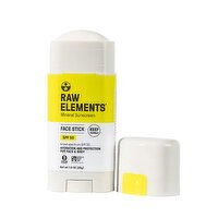 Raw Elements Face Stick SPF50, 1 Ounce