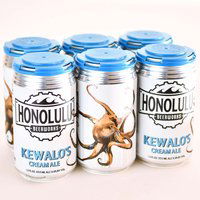 Honolulu Beerworks Kewalo's Cream Ale, Cans (Pack of 6), 72 Ounce