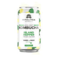 Vitalitea Kombucha Island Hopper, 12 Ounce