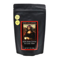 Kona Lisa Full City Roast Coffee, Whole Bean, 7 Ounce