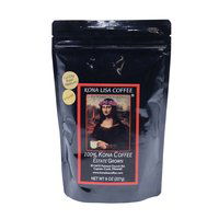 Kona Lisa Full City Medium Roast, Ground, 8 Ounce