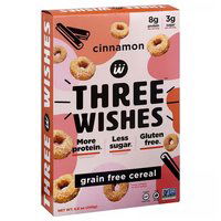 3 Wishes Gluten-Free Cereal Cinnamon, 8.6 Ounce