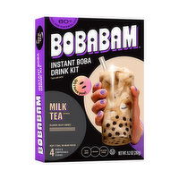 Bobabam Milk Tea Instant Boba Drink, 9.2 Ounce