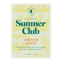 Summer Club Tahitian Spritz (4-pack), 48 Ounce