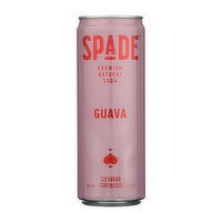Spade Guava Premium Natural Soda, 12 Ounce