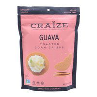 Craize Toasted Crisps, Guava, 4 Ounce