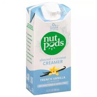 Nutpods Dairy-Free Creamer, Unsweetened, French Vanilla, 11.2 Ounce