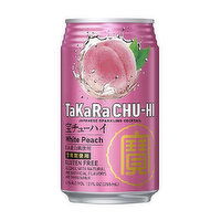 Takara Chu-hi White Peach, 355 Millilitre