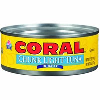 Coral Chunk Light Tuna in Water, 5 Ounce