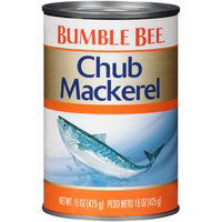 Bumble Bee Mackerel, 15 Ounce