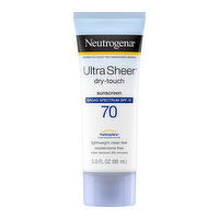 Neutrogena Ultra Sheer Dry-Touch Broad Spectrum Sunscreen, SPF 70, 3 Ounce