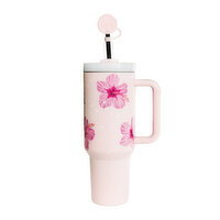 Adventure Hawaii Handle Cup Dottie Pink 40oz, 1 Each