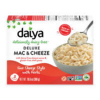 Daiya Cheezy Mac, Deluxe, Four Cheese Style with Herbs Mac & Cheeze, 10.6 Ounce