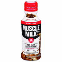 Muscle Milk Chocolate Protein Nutrition Shake, 14 Ounce