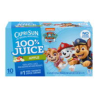 Capri Sun Paw Patrol Apple 100% Juice (10-count), 60 Ounce