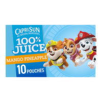 Capri Sun Mango Pineapple Flavored 100% Juice (10-count), 60 Ounce