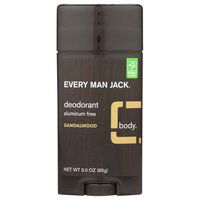 Every Man Jack Sandalwood Deoderant, 3 Ounce