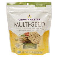 Crunchmaster Crackers, Rosemary & Olive Oil, 4 Ounce