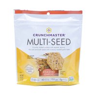 Crunchmaster Roasted Garlic Crackers, 4 Ounce