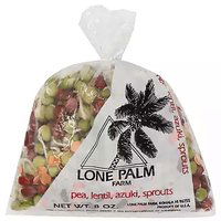 Lone Palm Pea, Lentil, Azuki, Sprouts, 8 Ounce