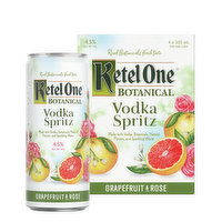 Ketel One Grapefruit & Rose Vodka Spritz (4-pack), 1420 Millilitre