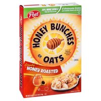 Honey Bunches Of Oats Cereal, Honey Roasted, 18 Ounce