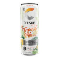 Celsius Sparkling Tropical Vibe Energy Drink, 12 Ounce