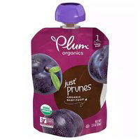 Plum Organics Baby Food, Just Prunes, 1, 3.5 Ounce