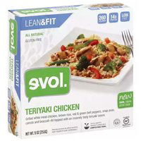 Evol Bowl, Teriyaki Chicken, 9 Ounce