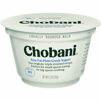 Chobani Greek Yogurt, Plain , 5.3 Ounce