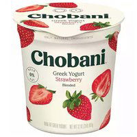 Chobani Non-Fat Greek Yogurt, Strawberry, 32 Ounce