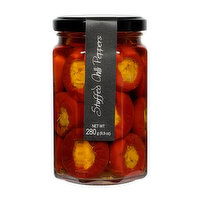 Casina Rossa Stuffed Hot Cherry Peppers, 280 Gram