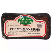 Fabrique Delices Black Pepper Pate, 7 Ounce