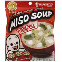 Marukome Instant Tofu Miso Soup, 1.01 Ounce