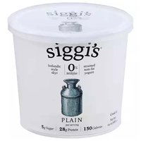 Siggi's Yogurt, Plain, 0% Milkfat, 24 Ounce