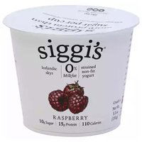 Siggi's Non-Fat Yogurt, Raspberry, 5.3 Ounce