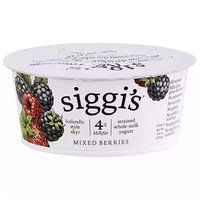 Siggi's Mixed Berries Whole Milk Yogurt, 4.4 Ounce