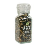 Simply Organic Get Crackin' Fresh Pepper with Grinder, 3 Ounce