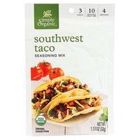 Simply Organic Southwest Taco Mix, 1.13 Ounce