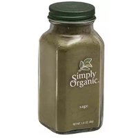 Simply Organic Sage Leaf, Ground, 1.8 Ounce