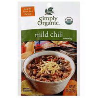 Simply Organic Chili Seasoning, Mild, 1 Ounce