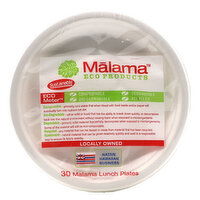Malama Eco Lunch Plates, 30 Each