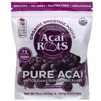 Acai Roots Organic Pure Acai, Unsweetened, 14 Ounce