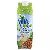 Vita Coco Coconut Water, Pineapple, 33.8 Ounce