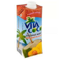 Vita Coco Coconut Water Beverage, Peach Mango, 16.9 Ounce