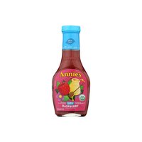 Annies Naturals Vinaigrette, Lite, Raspberry, 8 Ounce